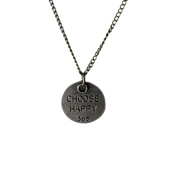 Monarch Blessings : Token Of Life "Choose Happy 365" Necklace - Picture 2 of 4